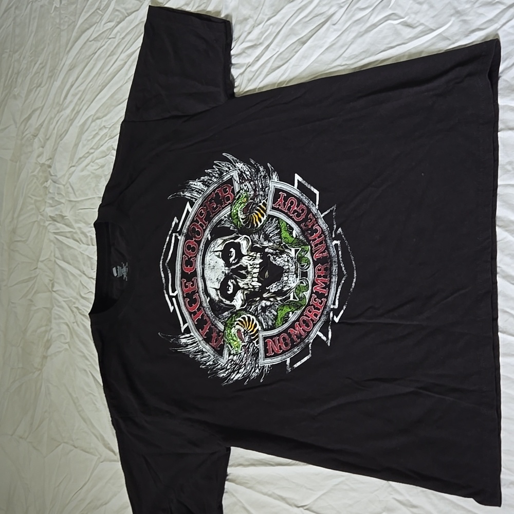 Alice Cooper No More Mr. Nice Guy Tour Mens Large Tee Shirt
